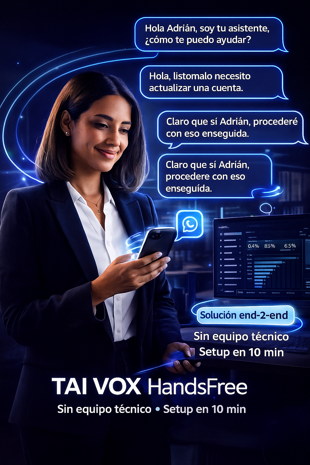 Agente TAI VOX - Recepcionista Virtual